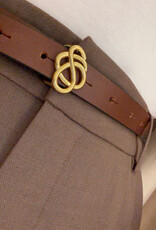 Malene Birger Ouma Belt Brown One Size