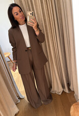 Liv The Label Gabriel Blazer Brown Melange
