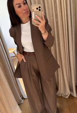 Liv The Label Gabriel Blazer Brown Melange