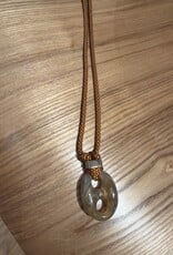 Nilu Plex Necklace Camel Burgundy Yellow