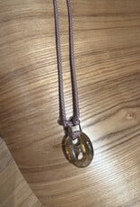 Nilu Plex Necklace Camel Pink
