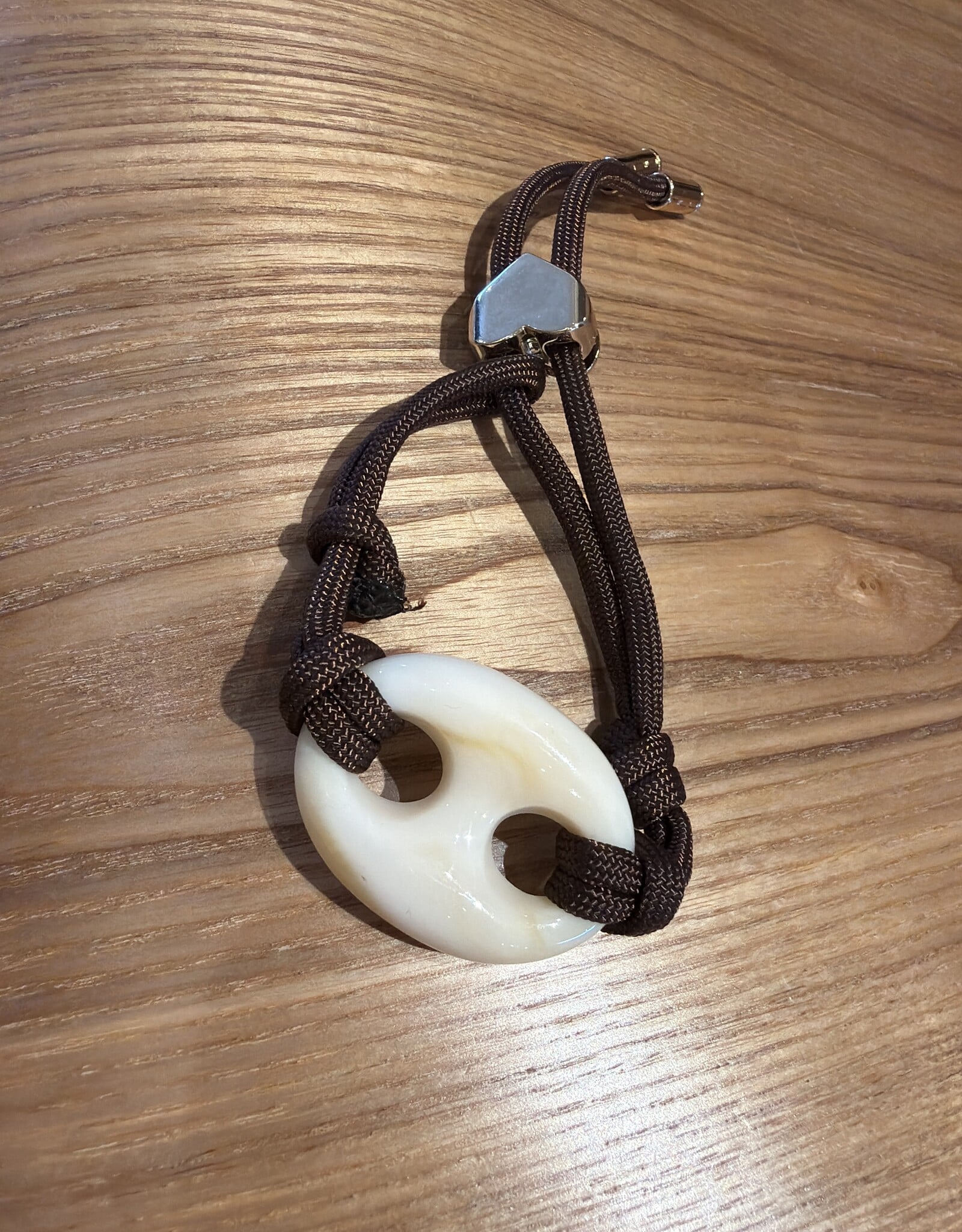 Nilu Plex Bracelet Cream Brown