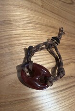Nilu Plex Bracelet Burgundy Brown