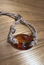 Nilu Plex Bracelet Brown Beige Black Red