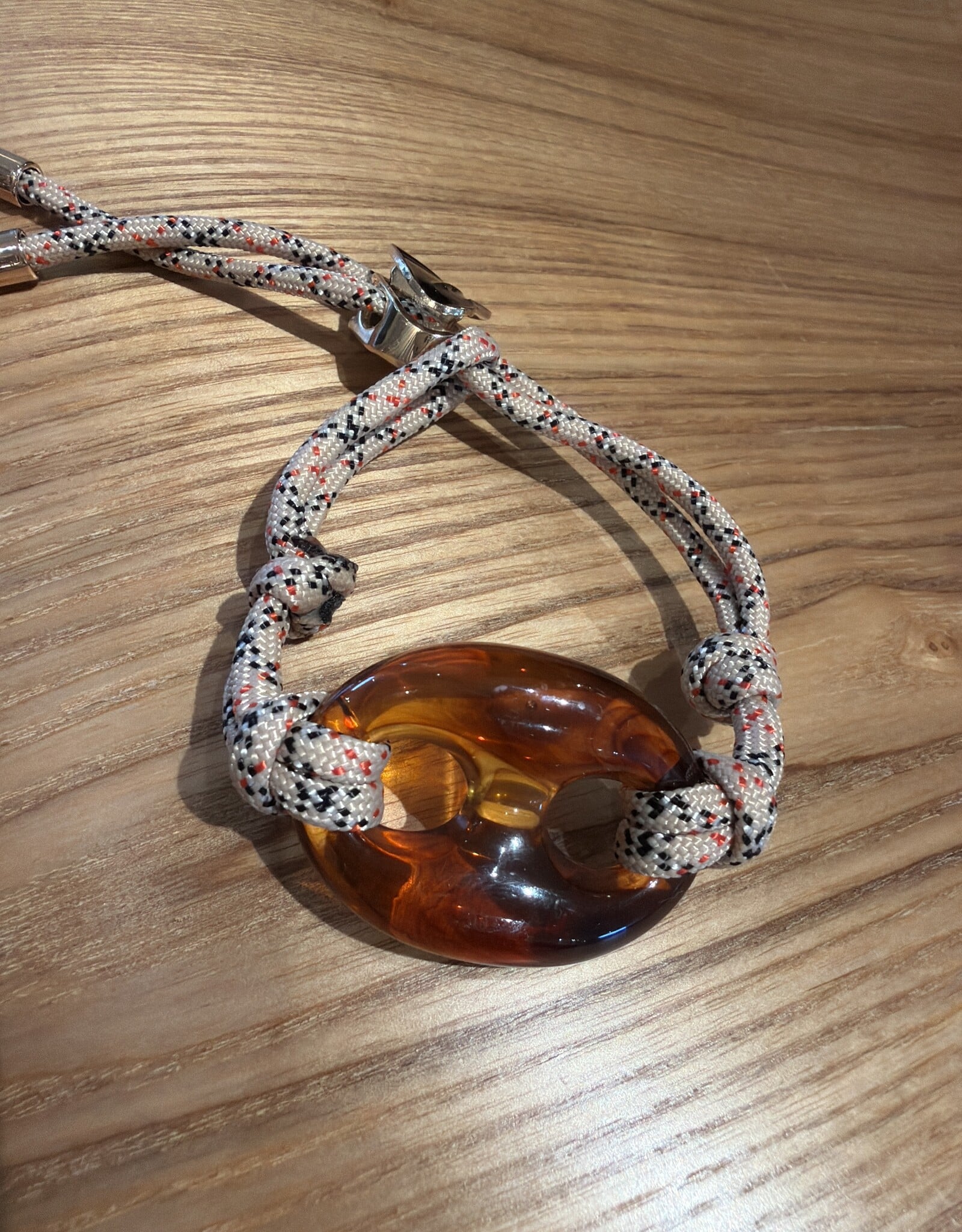 Nilu Plex Bracelet Brown Beige Black Red