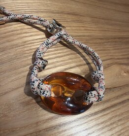 Nilu Plex Bracelet Brown Beige Black Red