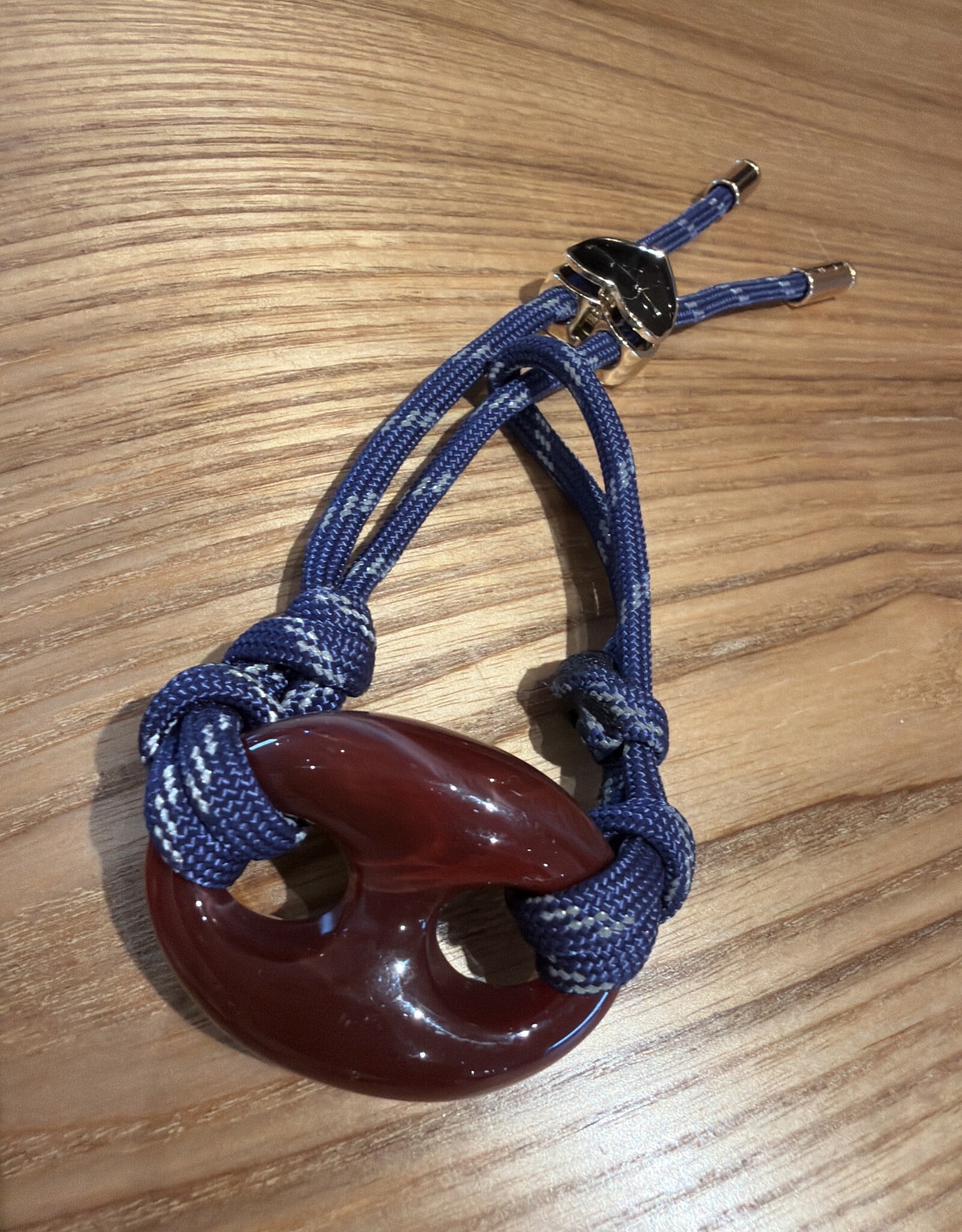 Nilu Plex Bracelet Burgundy Navy