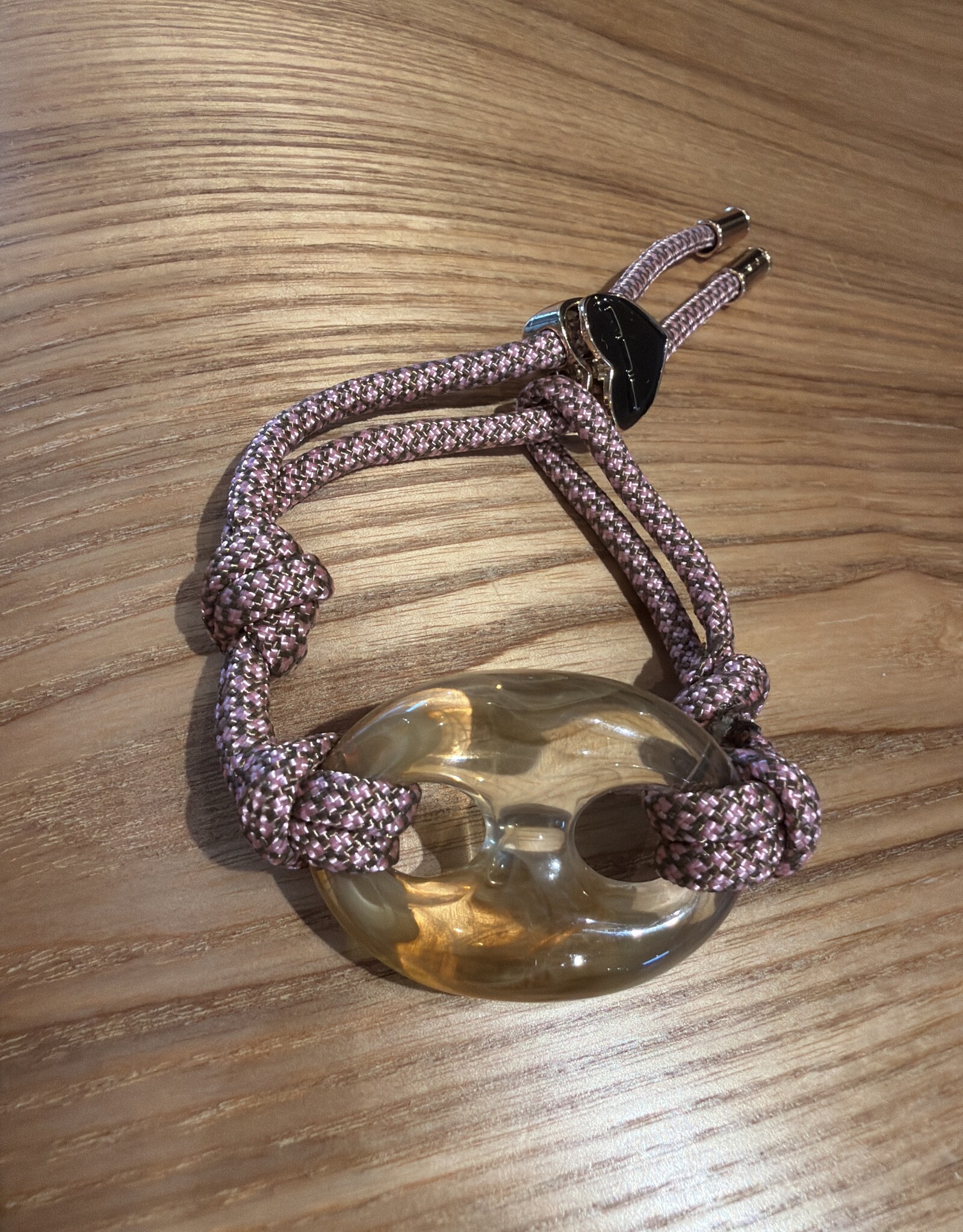 Nilu Plex Bracelet Camel Pink