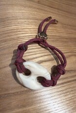 Nilu Plex Bracelet Beige Burgundy