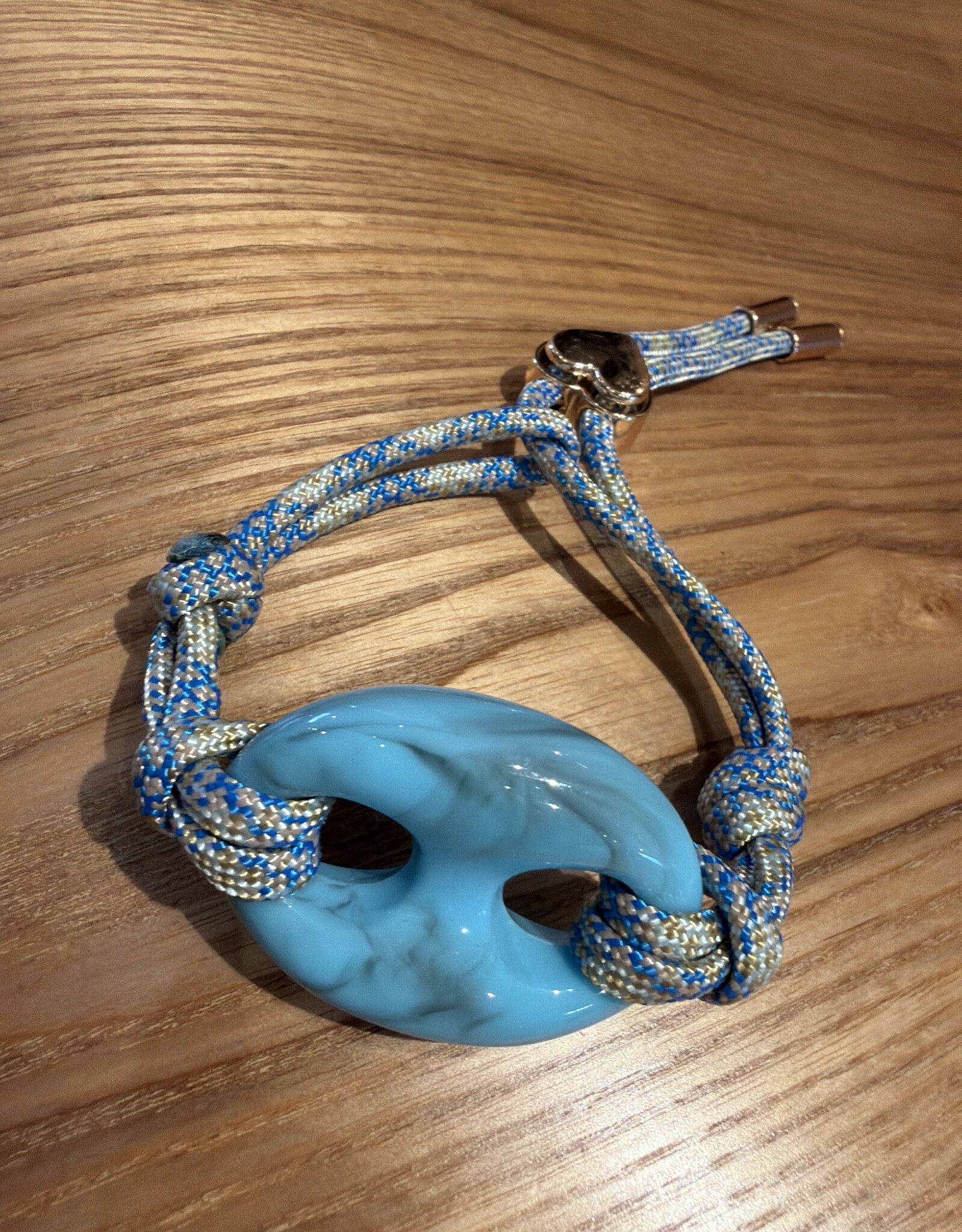 Nilu Plex Bracelet Blue Beige