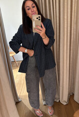 Edited Camilo Blazer Grey Blue Check