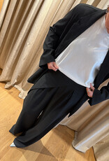 Cras Aisha Pants Dark Grey Check