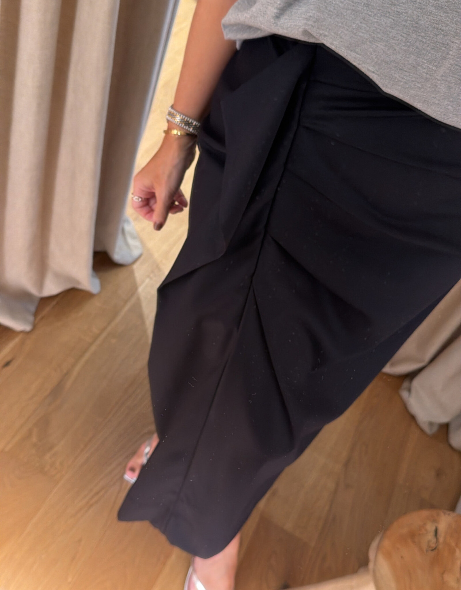 Re/Born Claudia Skirt Dark Blue