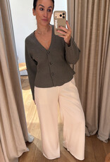 Christian Aks Ginny Merino Cardigan Espresso