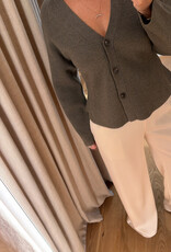 Christian Aks Ginny Merino Cardigan Espresso