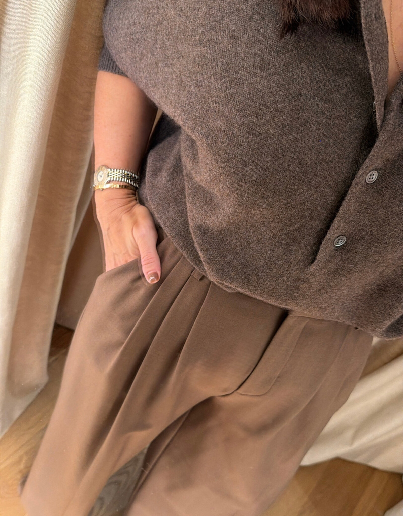 Raff Collective Polo Cashmere Taupe One Size