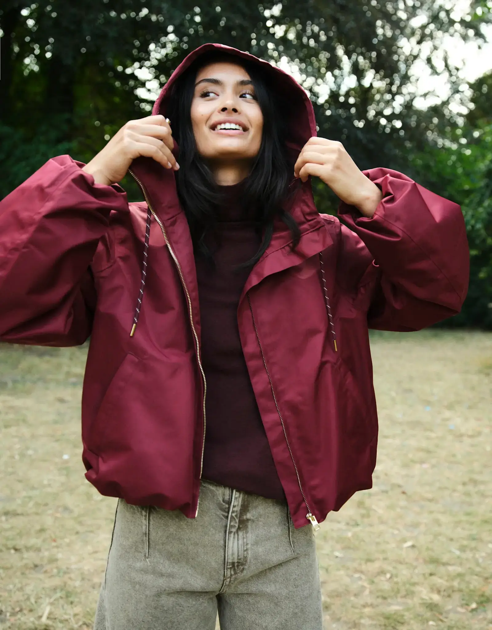 Bonbeur Bonbeur Bomber Burgundy