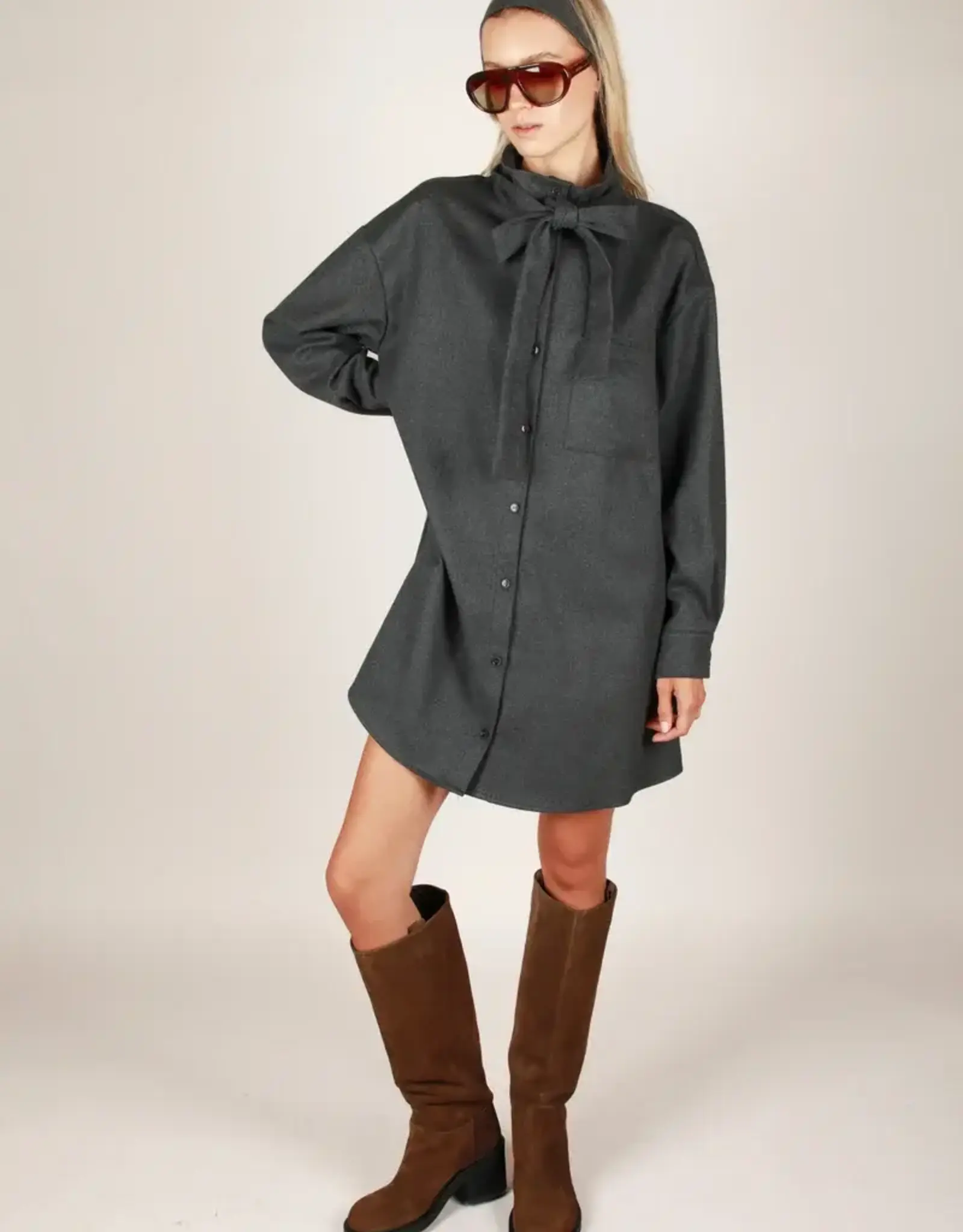Noted Bibi Dress Grey