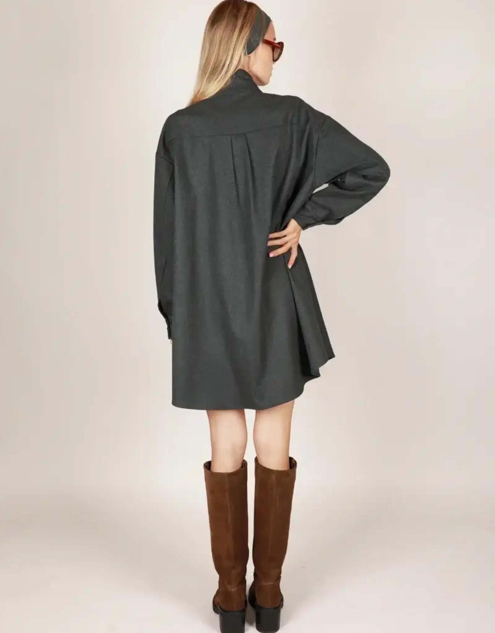 Noted Bibi Dress Grey