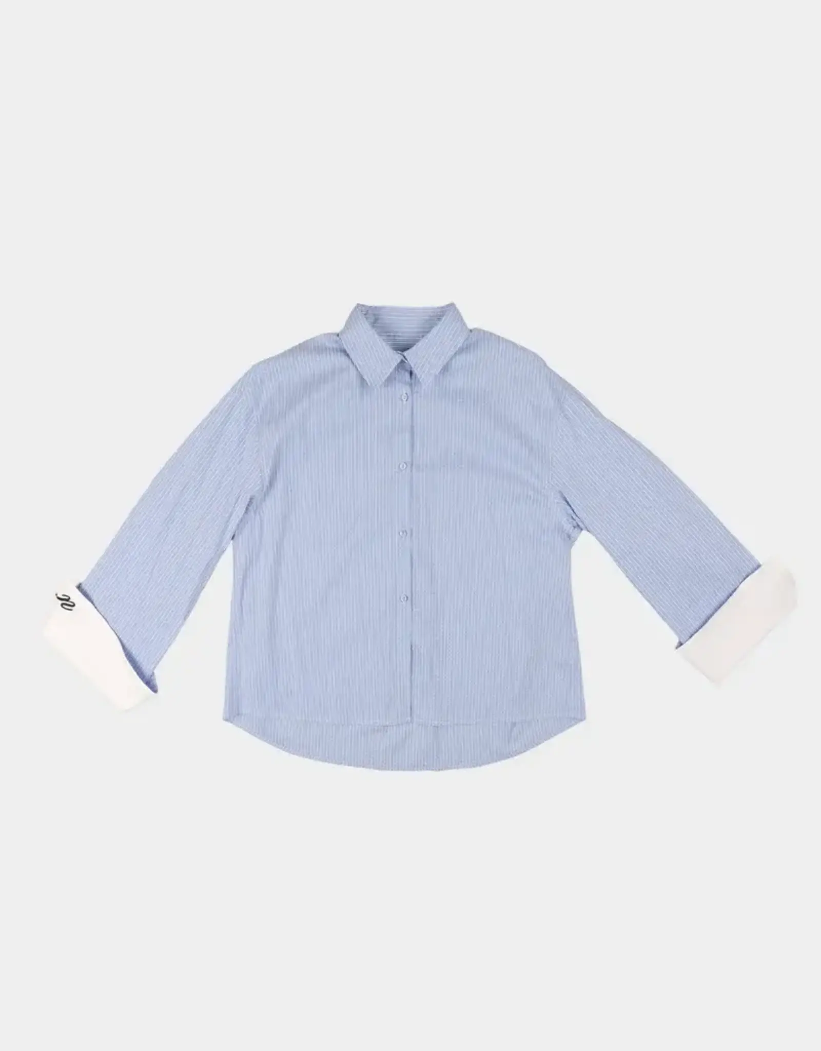 Noted Dia Shirt Blue Stripe