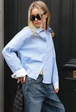 Noted Dia Shirt Blue Stripe