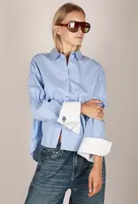 Noted Dia Shirt Blue Stripe