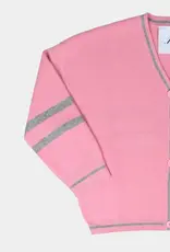 Noted Benny Cardigan Pink Grey