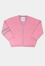 Noted Benny Cardigan Pink Grey