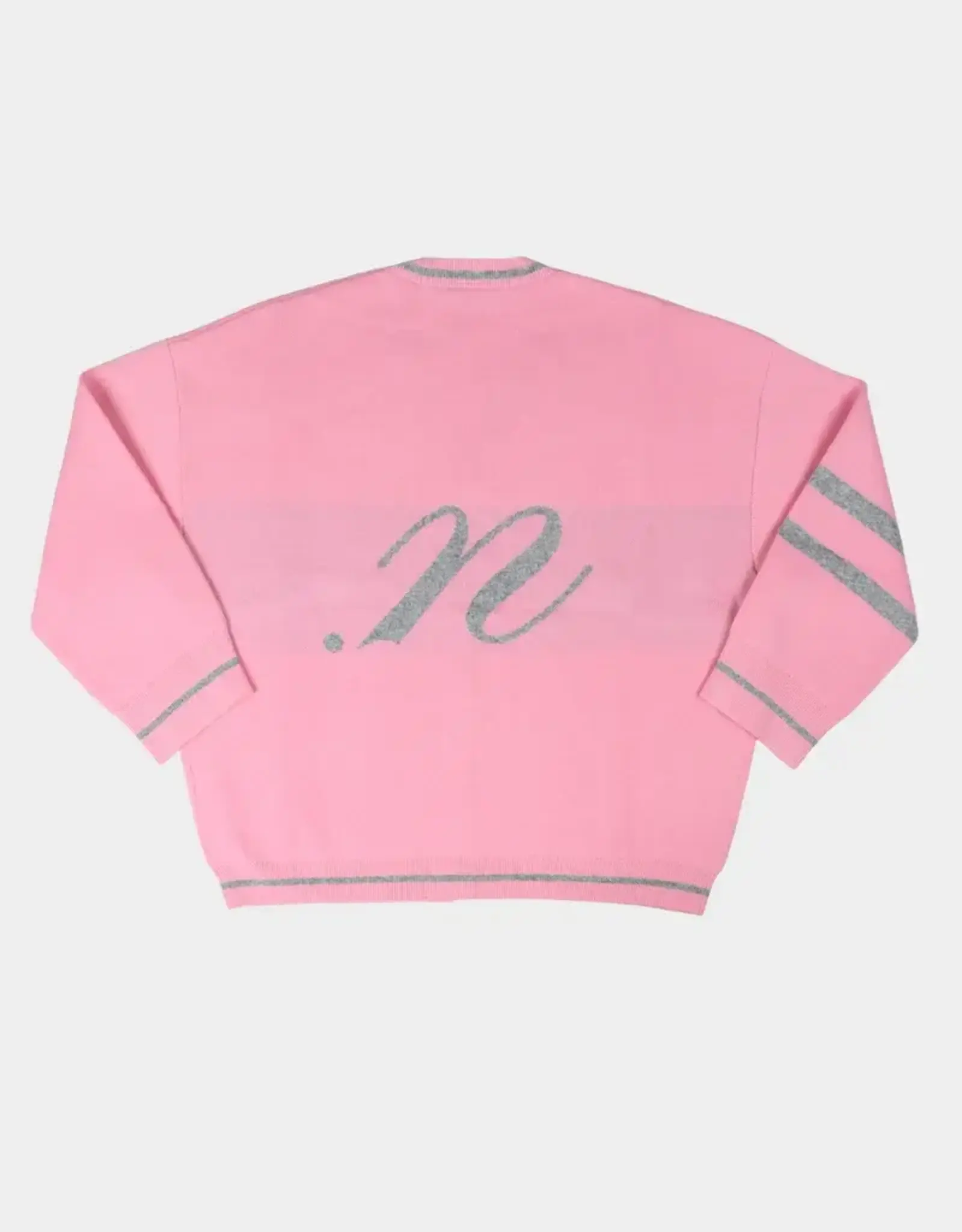 Noted Benny Cardigan Pink Grey