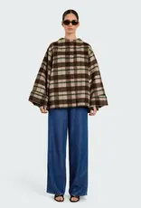 Studio Clique Vera Jacket Tartan Brown XS/S