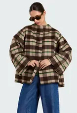 Studio Clique Vera Jacket Tartan Brown XS/S