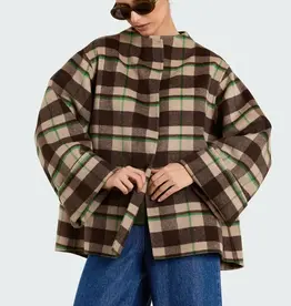 Studio Clique Vera Jacket Tartan Brown XS/S
