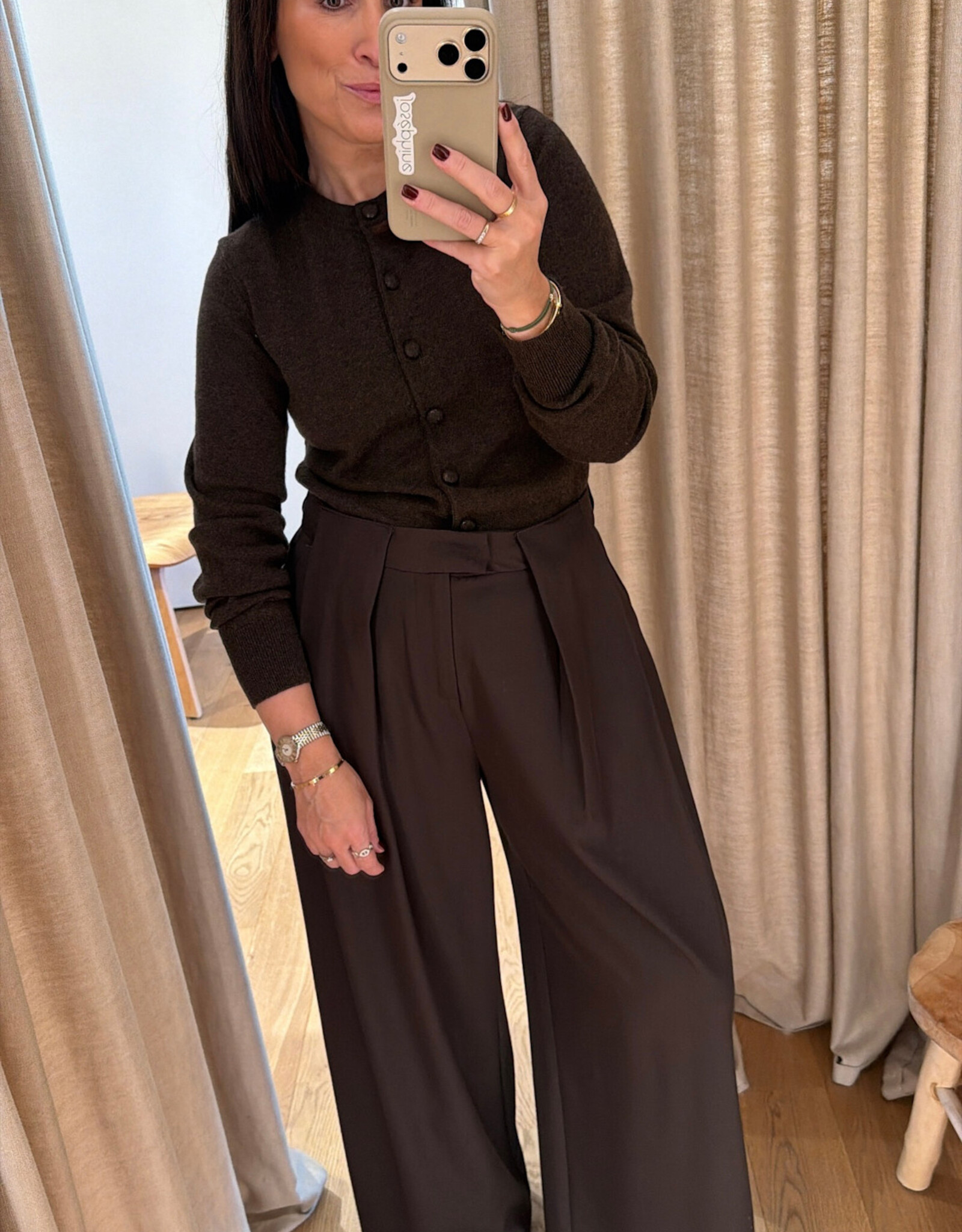 Cras Felicita Trousers Java Brown