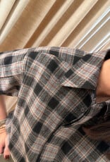DAY Henri Flannel Shirt Grey Melange