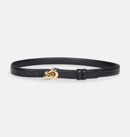Âme Lively Black Leather Belt