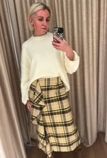 Re/Born Rosemary Skirt Brown Check