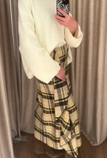 Re/Born Rosemary Skirt Brown Check