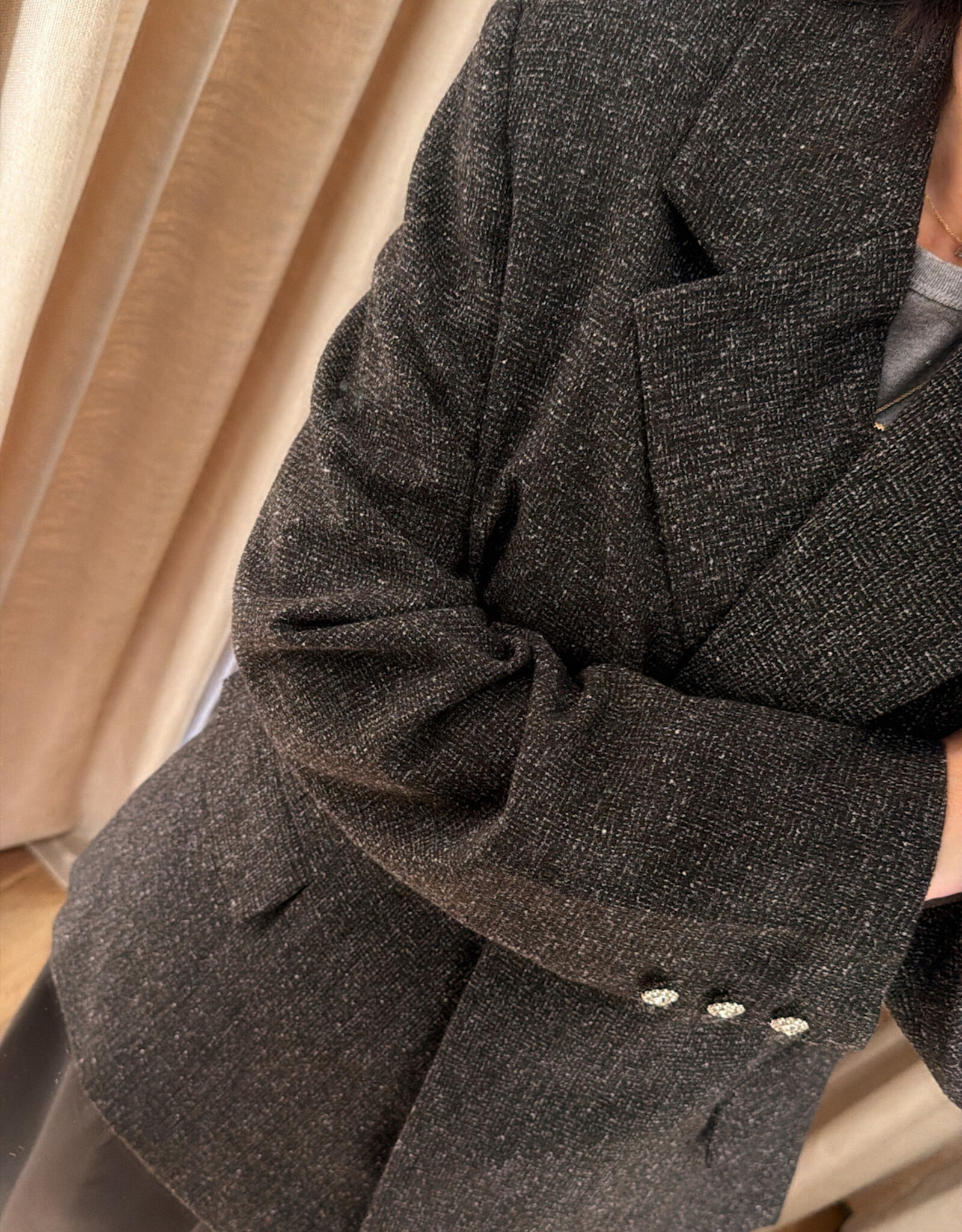 Cras Leonora Blazer Salt and Pepper