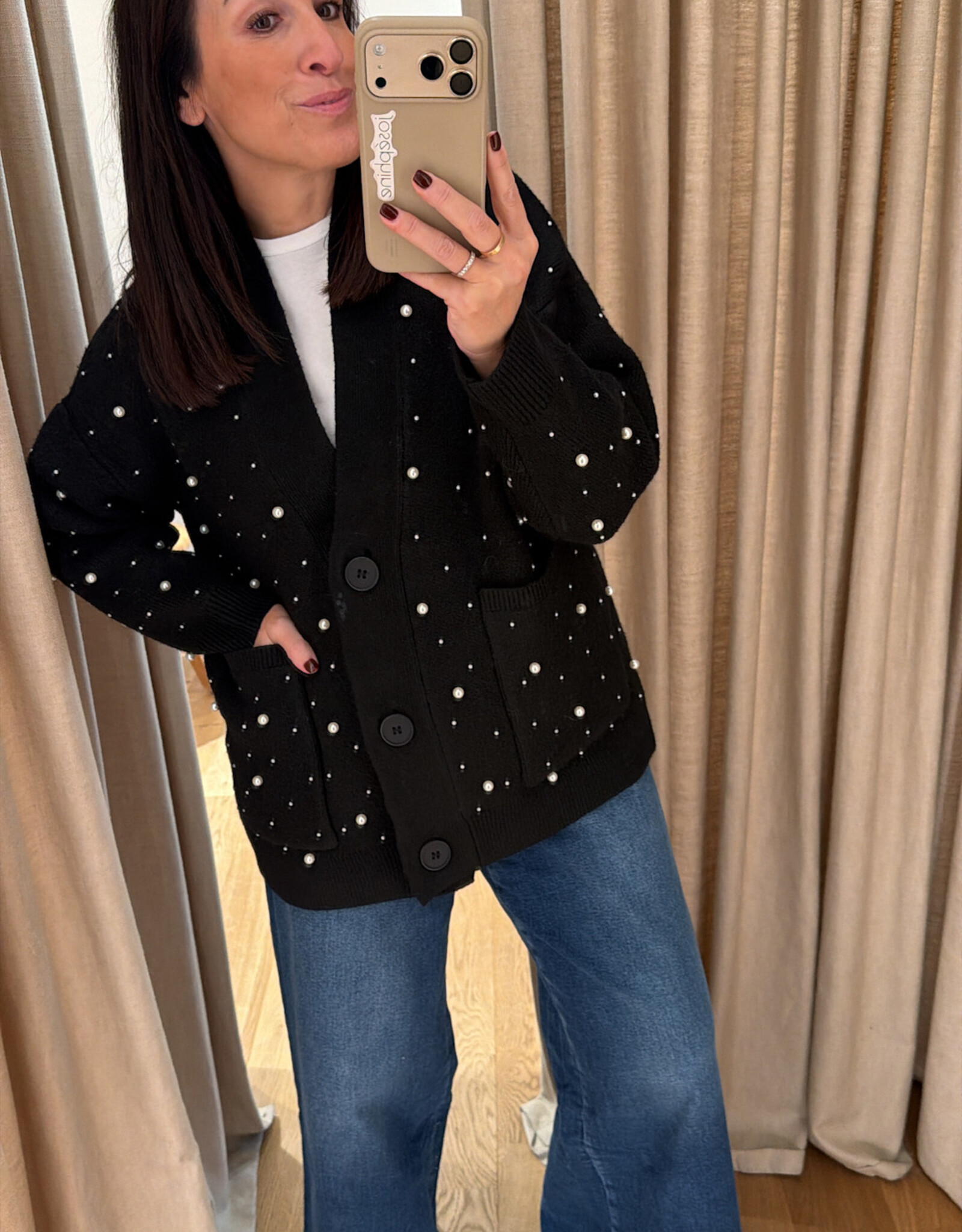 Cras Lune Cardigan Black
