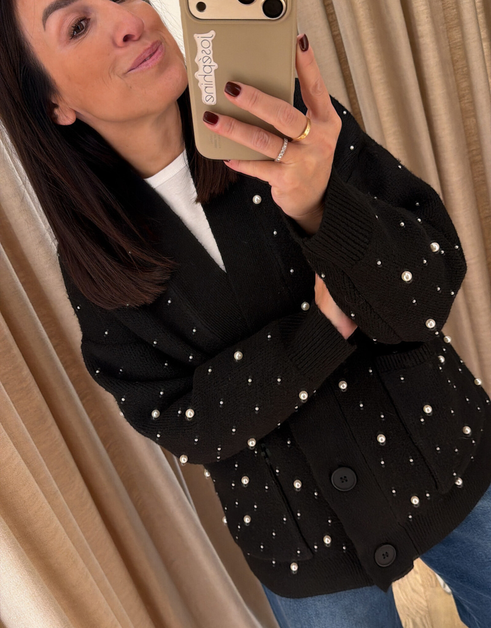 Cras Lune Cardigan Black