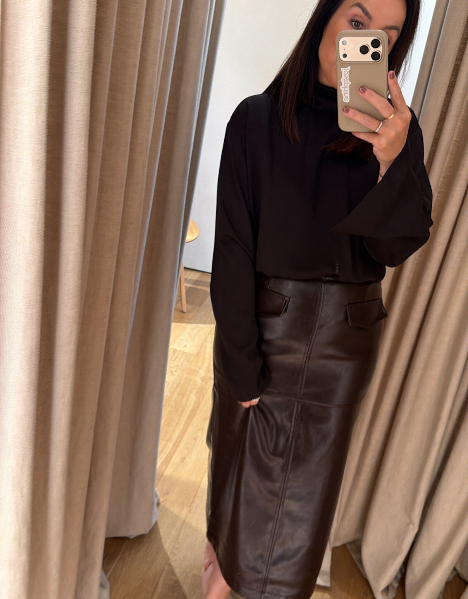 Liv The Label Marcele Skirt Brown