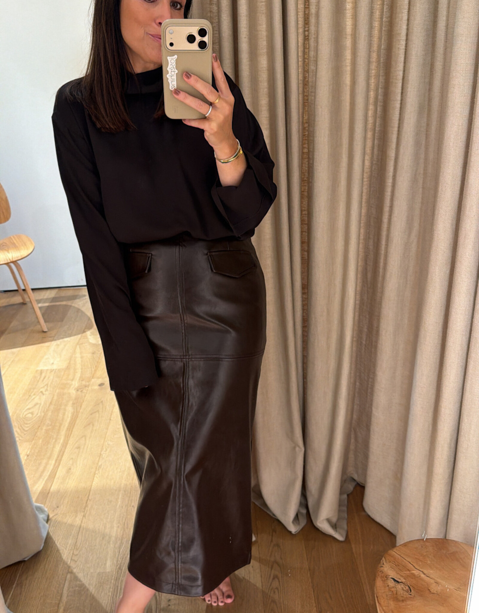 Liv The Label Marcele Skirt Brown