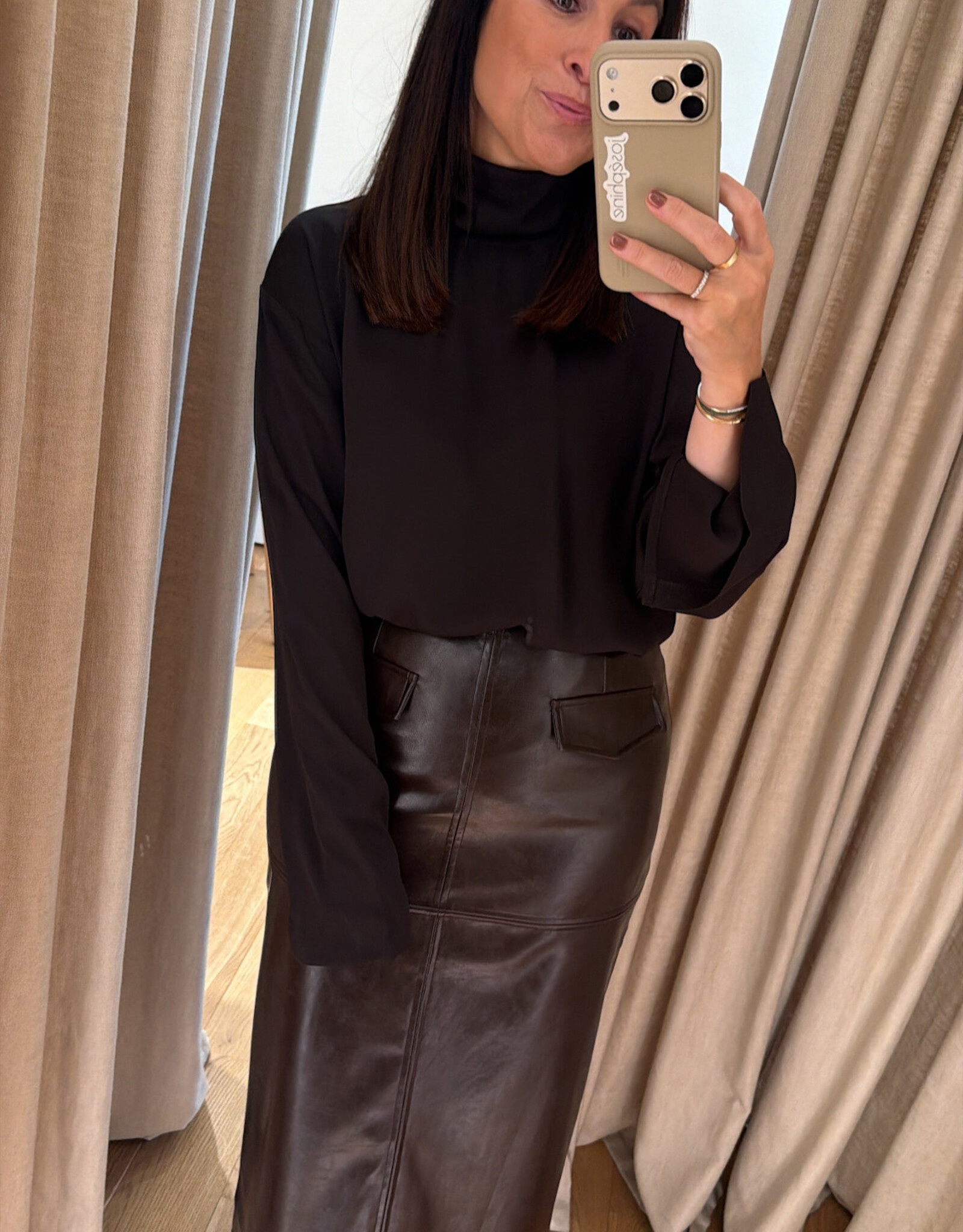 Liv The Label Marcele Skirt Brown
