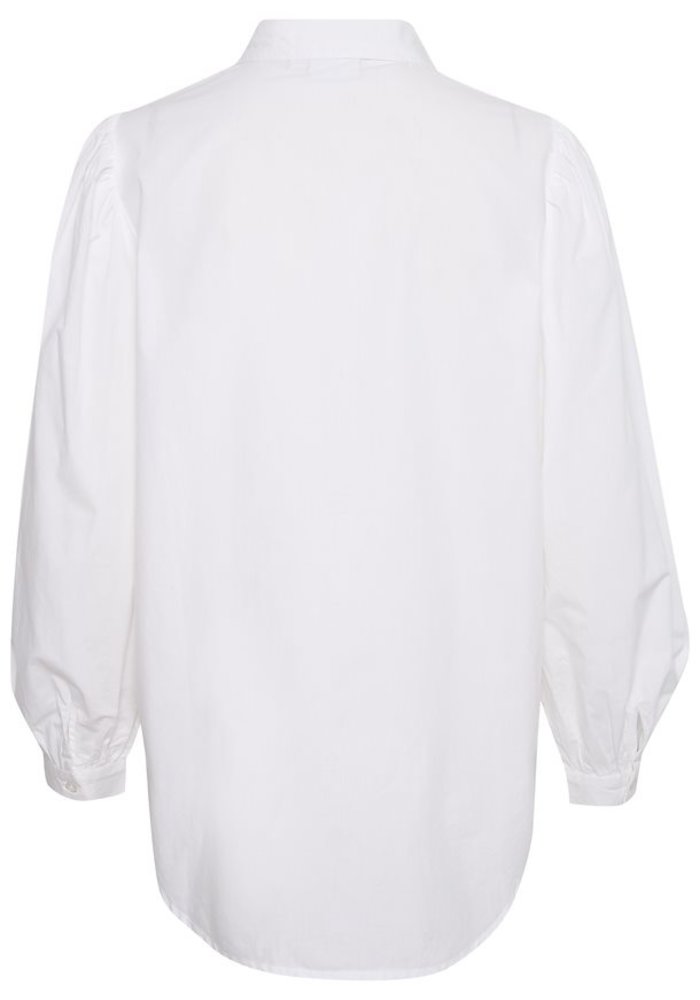 Saint Tropez Kecelin Long Sleeve White Shirt