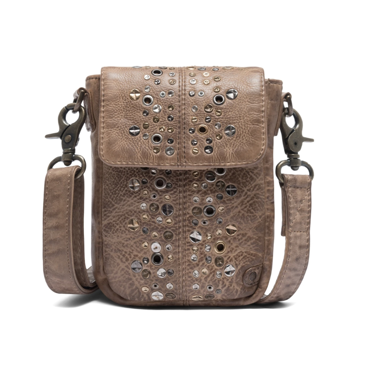 Depeche 15116 Mobile Studded Leather Bag