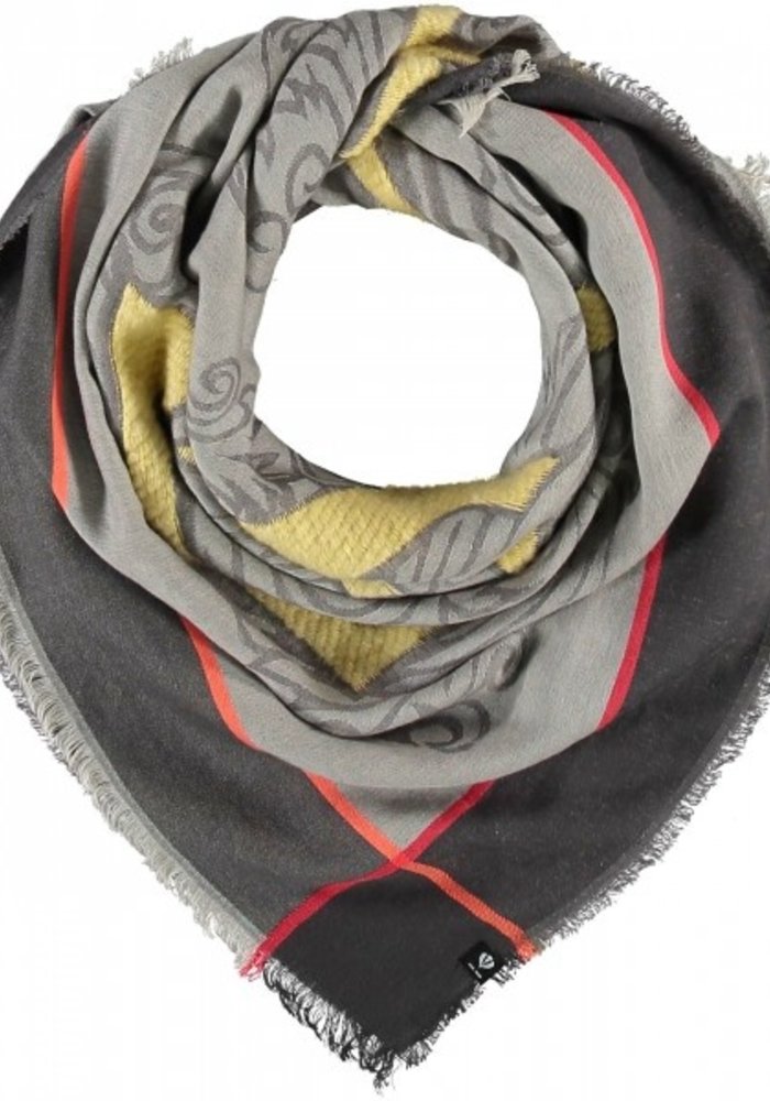 Fraas 609024 Love Square Cotton Scarf