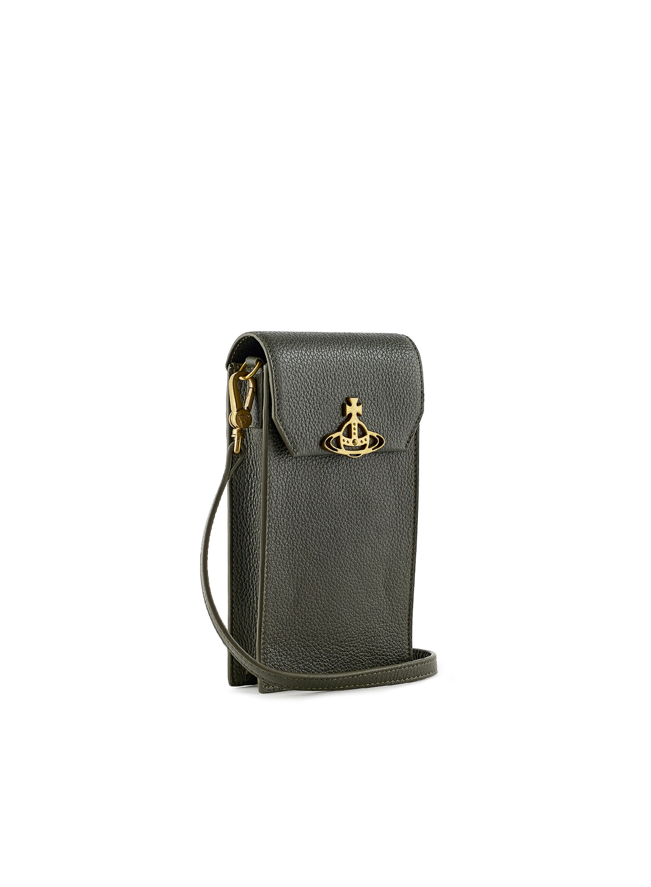 Vivienne Westwood Grain Leather Phone Bag