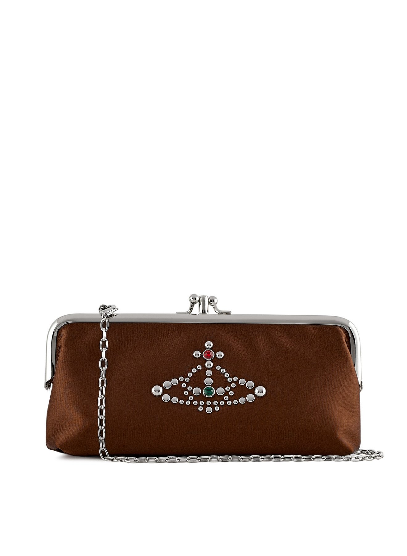 Vivienne Westwood Studs & Stones Purse With Chain Handle - Sunday Best