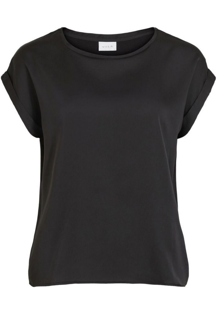 Vila Viellette Satin T-Shirt