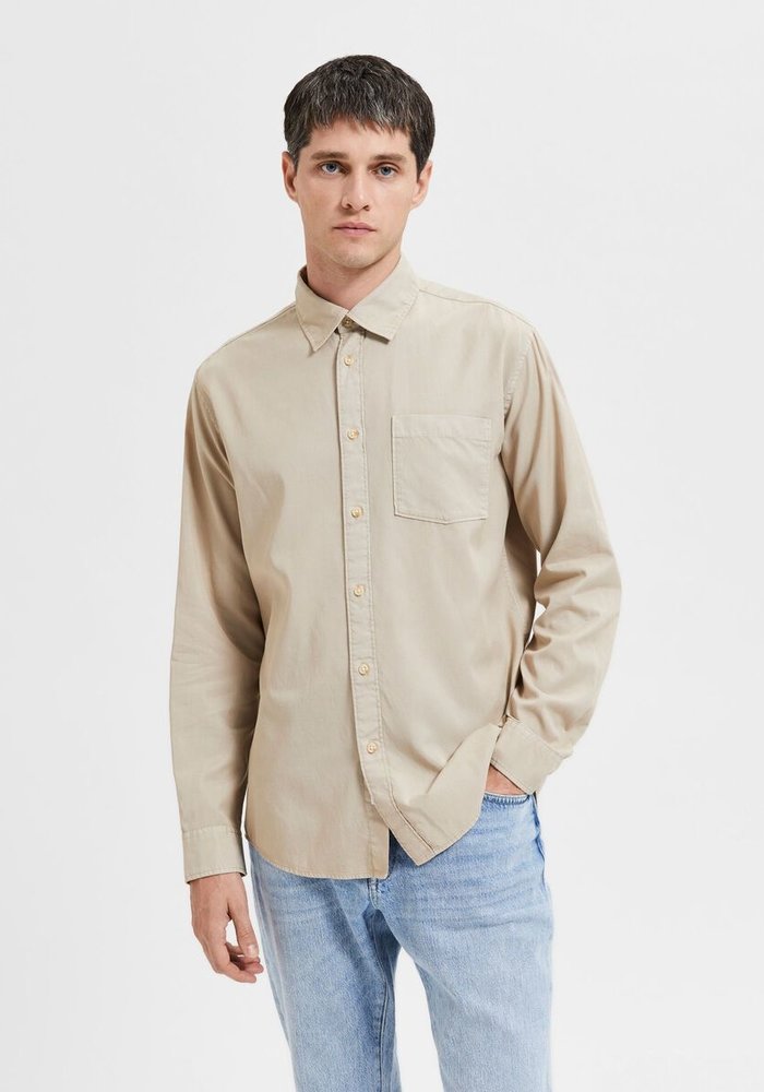 Selected Homme Regpastel Linen Shirt